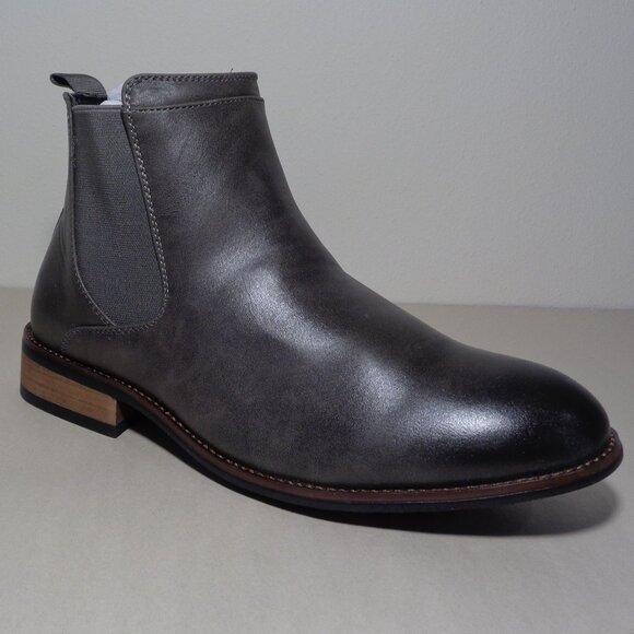 Vance Co. Size 9 M / LANDON / Grey / Chelsea Dress Boots / New Men\'s Shoes main image 8